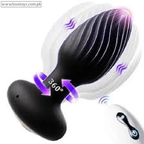 360° Rotating Prostate Massager Anal Butt Plug Sex Toy in Pakistan