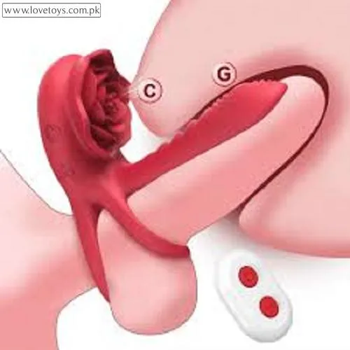 4 In 1 Vibrating Cock Ring With Clitoral Stimulator In Pakistan