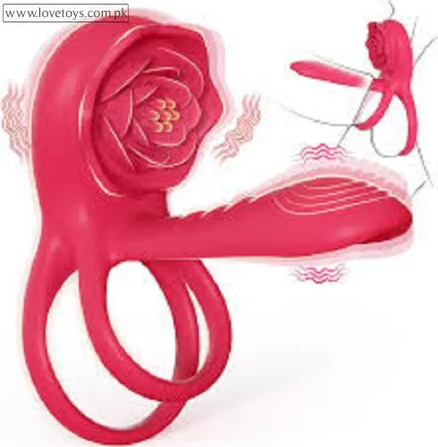 4 In 1 Vibrating Cock Ring With Clitoral Stimulator In Pakistan