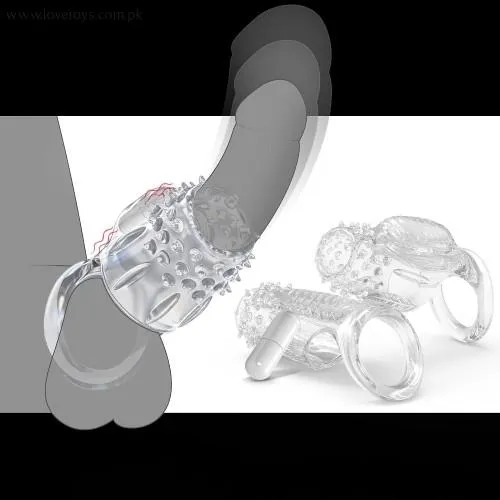 Pramtme Penis Sleeve Vibrating Cock Ring Set