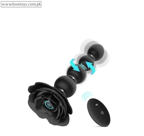 Anal Beads Anal Butt Plug Rotate Twist and Vibrating 