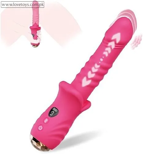 Thrusting Dildo Vibrator for Women