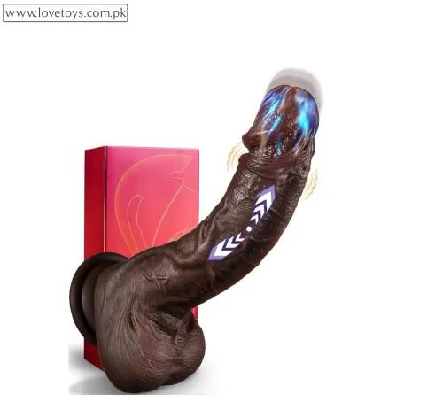 Realistic Black Thrusting Dildo for Women IN Pakistan