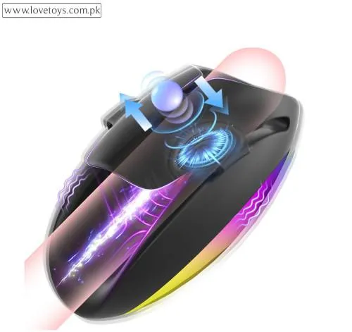 Tapping Vibrating Male Masturbator Hands