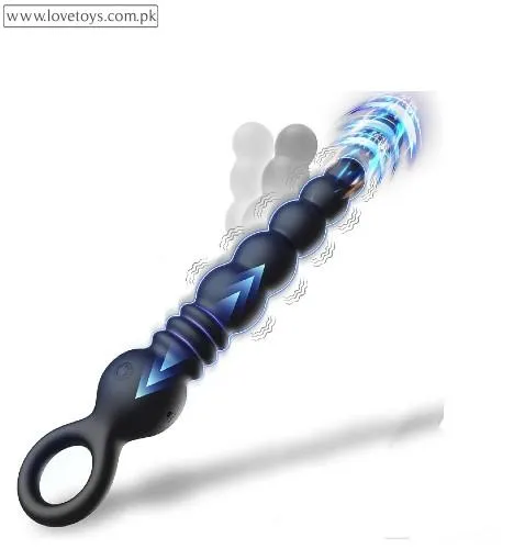 Thrusting Anal Beads Vibrator Prostate Massager