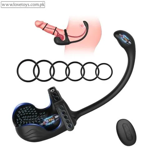 Prostate Massager Vibrating Cock Ring Testicle