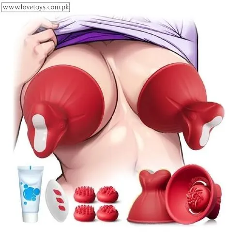 Sex Toys Nipple Vibrator - 5-in-1 Nipple Sucker