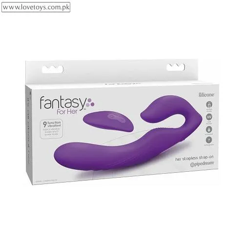 Strapless Strap On G Spot Dildo Vibrator