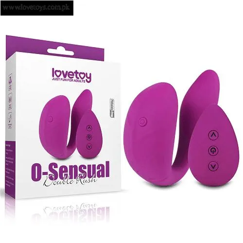 O-sensual Double Rush Remote Control Vibrator
