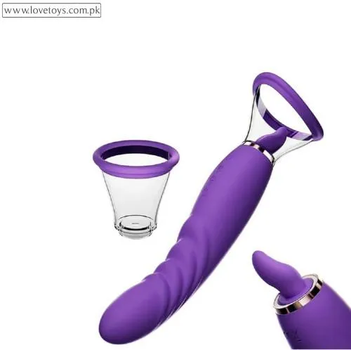3 In 1 Suction Vibration & Licking Clitoral Vibrator for Women