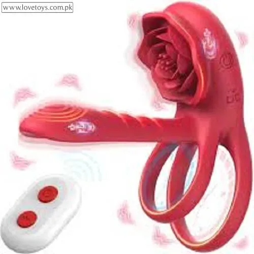 4 In 1 Vibrating Cock Ring With Clitoral Stimulator In Pakistan