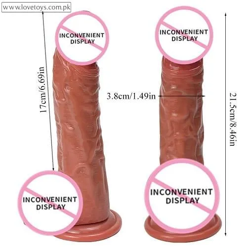 8 Inch Realistic Thick Silicone Dildo Adult Sex Toy In Pakistan