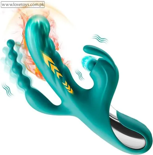Bebebeer 3 In 1 Rabbit Vibrator Tapping Thrusting