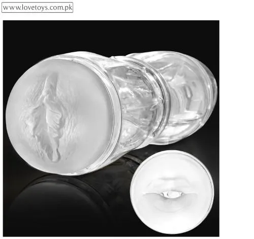 Clear Male Masturbator Sex Toys for Men, Dual