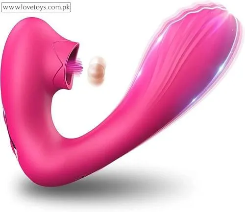 Clitoral Licking Curved G Spot Vibrator