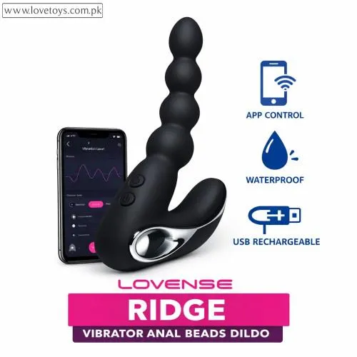 Lovense Ridge Vibrator Anal Beads Dildo in Pakistan