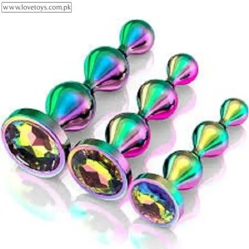 Metal Anal Beads Butt Plug Sex Toys for Men Women and Couples