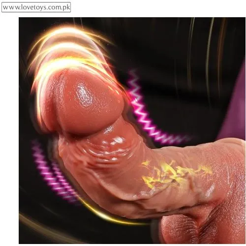 Realistic Curved Thrusting Dildo Vibrator Sex