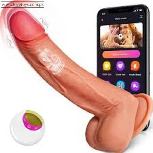 Realistic Dildo With App 8 Telescope And Remote