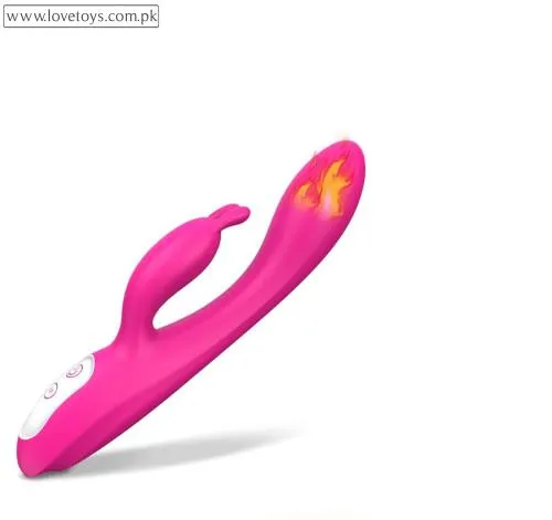 Silicone Rabbit Heating Vibrator in Pakistan