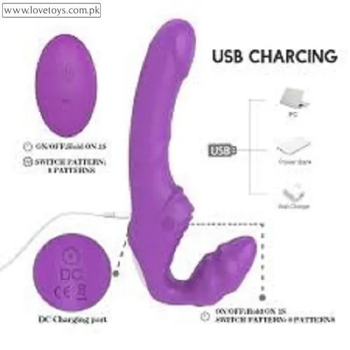Strapless Strap On G Spot Dildo Vibrator In Pakistan