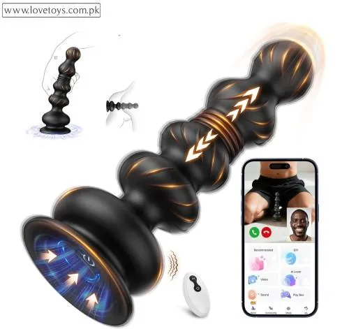 Thrusting Anal Beads Prostate Massager