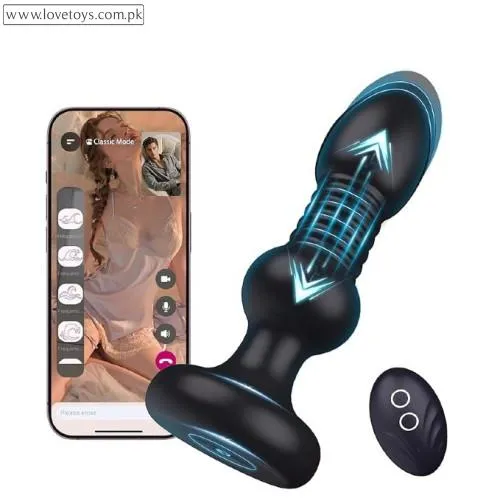 Thrusting Anal Plug Butt Plug, APP & Remote Control Anal Sex Toy Vibrator