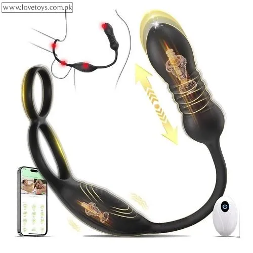 Thrusting Prostate Massager Anal Sex Toy with