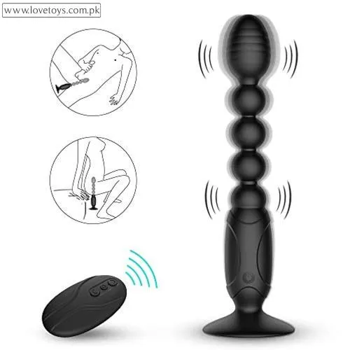 Vibrating Anal Beads Butt Plug Adult Sex Toys for Men & Women