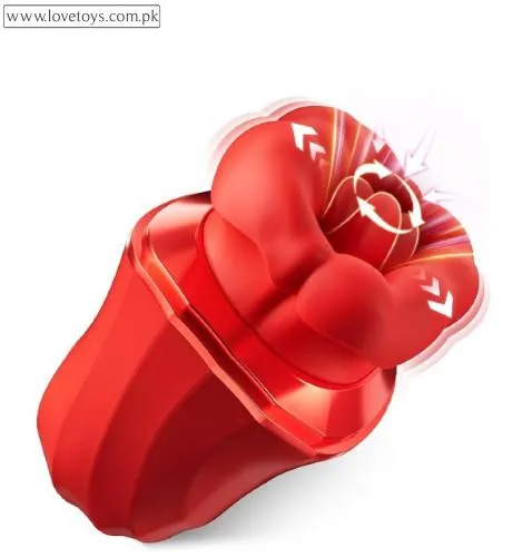 Vibrator Sex Toys for Women 4IN1 Mouth Sucking Vibrator Rose Sex Toy 