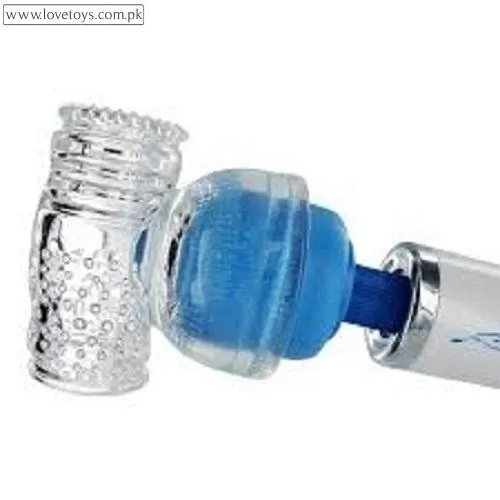 Vibrator Wand Massager With Male Masturbator Attachment Sex Toys